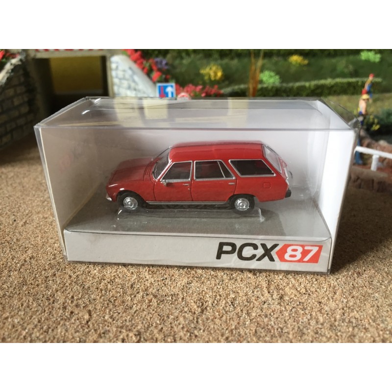 PCX (BREKINA) 870027 PEUGEOT 504 BREAK ROUGE (1978)