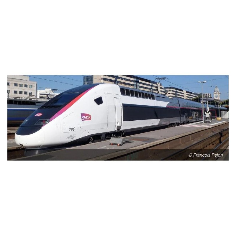 HJ2451 SET DE 4 PIECES TGV DUPLEX CARMILLON SNCF (A RESERVER)