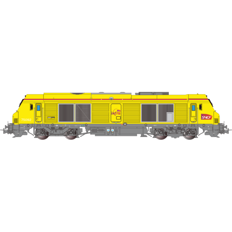 Précommande BB 675092 SNCF Infra toit jaune Ep VI