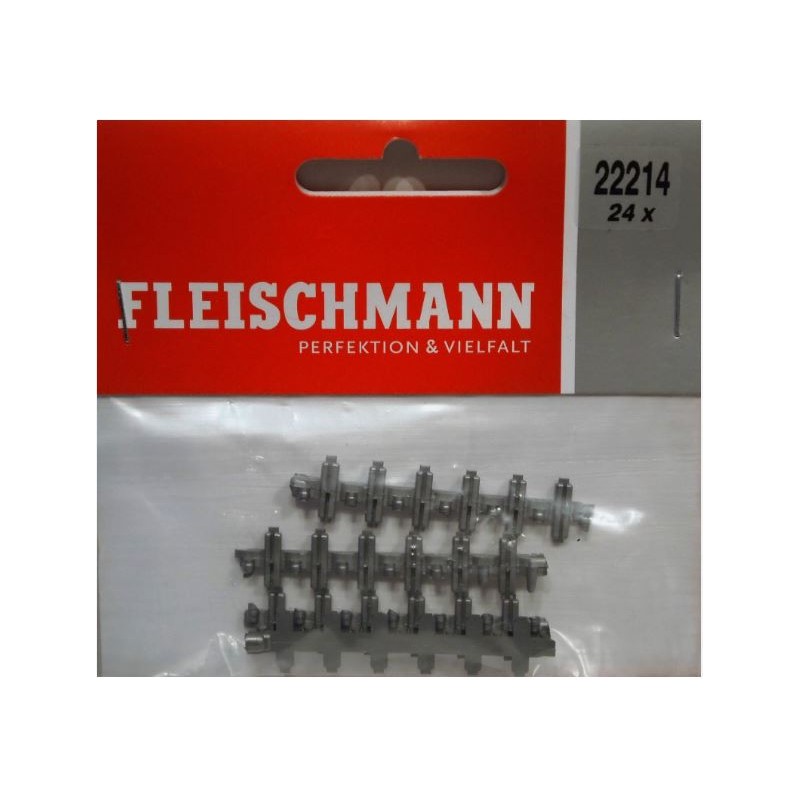 FLEISCHMANN 22214 - Sachet de 24 éclisses isolantes - N - 1/160-